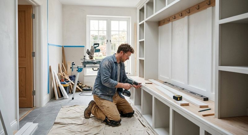Built In Tv Cabinetry in Winston Salem, NC