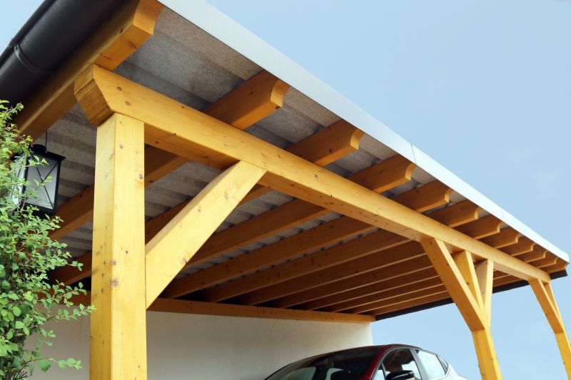 Wood Carport Installation